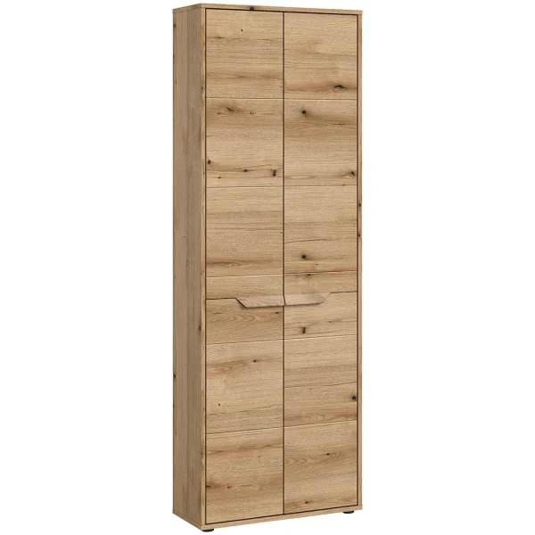 Zeno Hochschrank Bad 2 Türen Eiche Dekor.