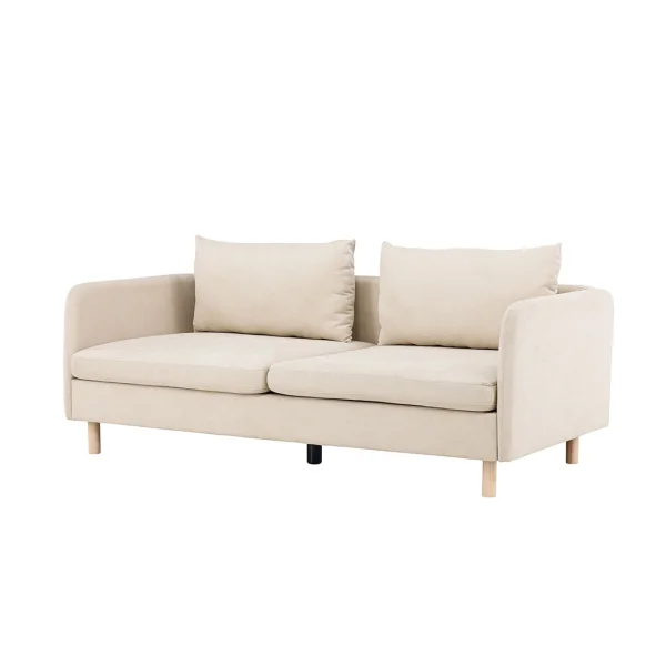 Zero Sofa 3-Sitzer beige.