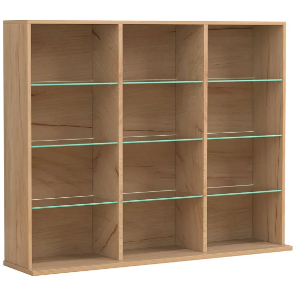 ZilasL Regal 12 Ablagen Eiche dekor.