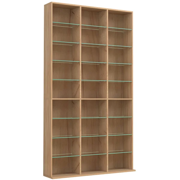 ZilasXL Regal 27 Ablagen Eiche dekor.
