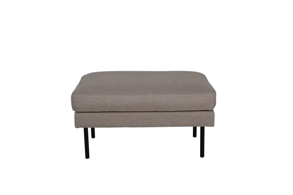 Zoom Pouf, Hocker schwarz, braun.