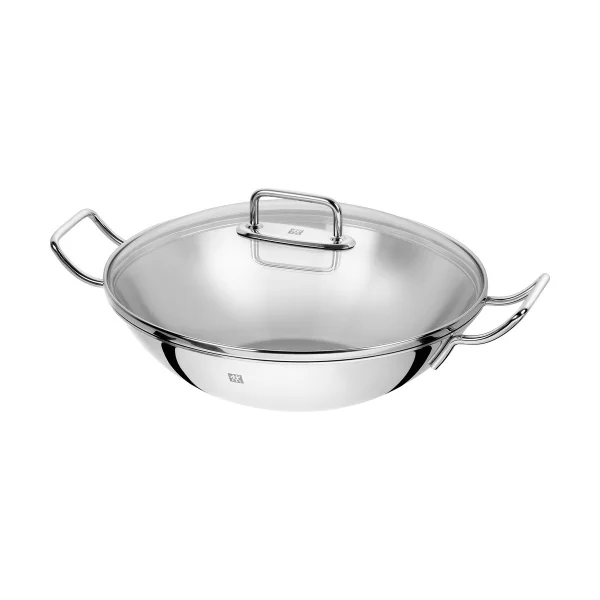 Zwilling Zwilling Plus Wokpfanne Glasdeckel Ø32 cm Edelstahl