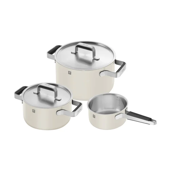 Zwilling Zwilling Pure Topfset 5-teilig Elfenbeinweiß